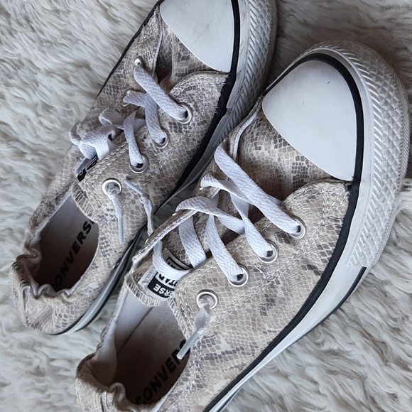 Converse Shoes - Converse Chuck Taylor All Stars Shoreline Snakeprint Canvas Sneaker US 9